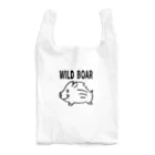 イノシシライフ INOsisiLIFEの「WILD BOAR」(黒線) エコバッグ