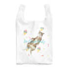 Yoru.MaruのIce cream party(cat) Reusable Bag