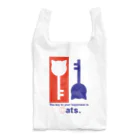 KKKのあなたの幸運の鍵は猫です。 Reusable Bag