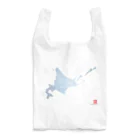 Yanagiya Kosanjiの北海道_TextMap_青色グラデーション Reusable Bag