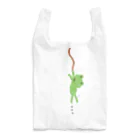 とりの店のカエル(しがみつくカエル) Reusable Bag