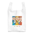 おおつきあやのBLUE × YELLOW × RED Reusable Bag