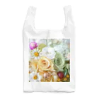 meke flowersのレモンイエローとアップルグリーン　ローズシリーズ Reusable Bag