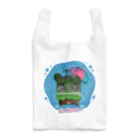 Train Kids! SOUVENIR SHOPのカエル電車「 雨♪」 Reusable Bag