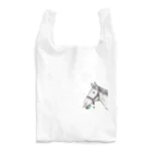 ユルークうーまショップのあし毛のモグモグ馬 Reusable Bag