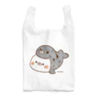 jellyfish@毒舌あざらしゲスくま公式の毒舌あざらし・ごまふ柄 Reusable Bag