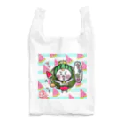 旅猫王子れぉにゃん👑😼公式(レイラ・ゆーし。)の【スイカふりふり☆れぉにゃん】背景あり Reusable Bag