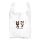 sora × 3D LEELEE Shopのたぬきとレッサーパンダ 【3D LEELEE】 Reusable Bag