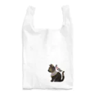 LAP CATs ＊hizaneko＊のバステト神（ベビちゃん仕様）文字凹バージョン Reusable Bag