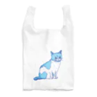 もちけらの水色の猫ちゃん Reusable Bag