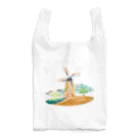 lumièreの水彩画の風車に彩を Reusable Bag