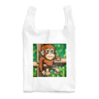 街の雑貨屋さんのドット絵キュートモンキーコレクション Reusable Bag