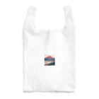 ikubohの赤い富士山と赤い松のコラボレーション Reusable Bag