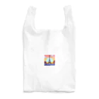 shibasannのフランスの風景のピクセルアート Reusable Bag