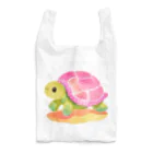 udのかわいいカメのイラストグッズ Reusable Bag