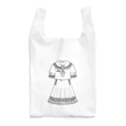 椿菜 ❀ 𓂃𓈒𓏸のモノクロセーラー服 Reusable Bag