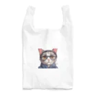 Líng〜凌〜のメガネ猫… Reusable Bag