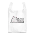 TMJ worksのぐうたら白猫。stuffed. Reusable Bag