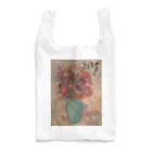 世界美術商店のトルコ石色の花瓶の花 /  The turquoise vase Reusable Bag