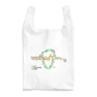 柏洋堂の山手線・中央線・総武線 路線図 Reusable Bag