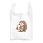 moriugのサックスを演奏するハリネズミ Reusable Bag