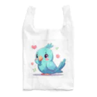 終わらない夢🌈の幸せの青いインコちゃん💞 Reusable Bag