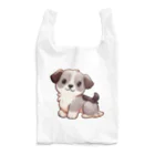 もふもふデザインストアの癒しのふわふわ、もちもち犬 Reusable Bag