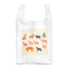 ZUZUKAMAのゆるくてかわいい動物の群れ Reusable Bag