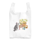 きら星のお花が好きな猫 Reusable Bag