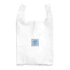 Blue: ユニークな雑貨の宝庫の青のアート Reusable Bag