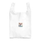 With-a-smileのサーフィン犬 Reusable Bag