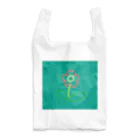 Jumping Candyのお花（green） Reusable Bag