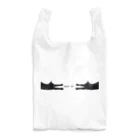 小鳥と映画館の向き合う黒猫 Reusable Bag