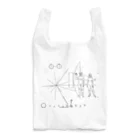 metao dzn【メタヲデザイン】のパイオニア探査機の金属板 Reusable Bag