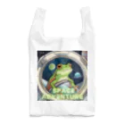 FROG GEKO-下戸のかわず-の"Frog on a Space Adventure Reusable Bag