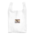 yo_yo_0903の筋トレをする恐竜 Reusable Bag