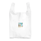 walkerplusのビーチボールをするうさぎ Reusable Bag