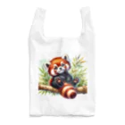 イラストアニマルズのリラックスレッサーパンダ Reusable Bag