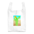 ファンシーTシャツ屋の砂漠の太陽とサボテン Reusable Bag