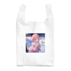 Nemcon Goods Shop [AI Girls🎀]のピンク髪っ娘は雪だるま作りにご満悦!⛄ Reusable Bag