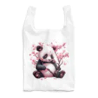 waterpandaのパンダと桜 Reusable Bag