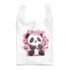 waterpandaの満開桜とパンダ Reusable Bag