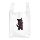 ʚ fuwari ɞのパピ猫立っち/黒猫 Reusable Bag