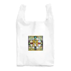 alphabet stained glassのstained glass N Reusable Bag