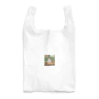 masaのテーブルの上でおねだりしている猫 Reusable Bag