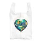 KULIEITAの地球の日　Earth day エコ　地球　ハート Reusable Bag