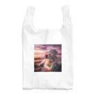 AQUAMETAVERSEのサングラスをかけた、かわいい犬 Marsa 106 Reusable Bag