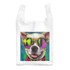 MY.LILILALAのサングラスな犬 Reusable Bag