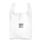 hakumenhonのサーフィンするペンギン Reusable Bag