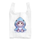 IloveCatの可愛らしい子猫とサメのフード Reusable Bag